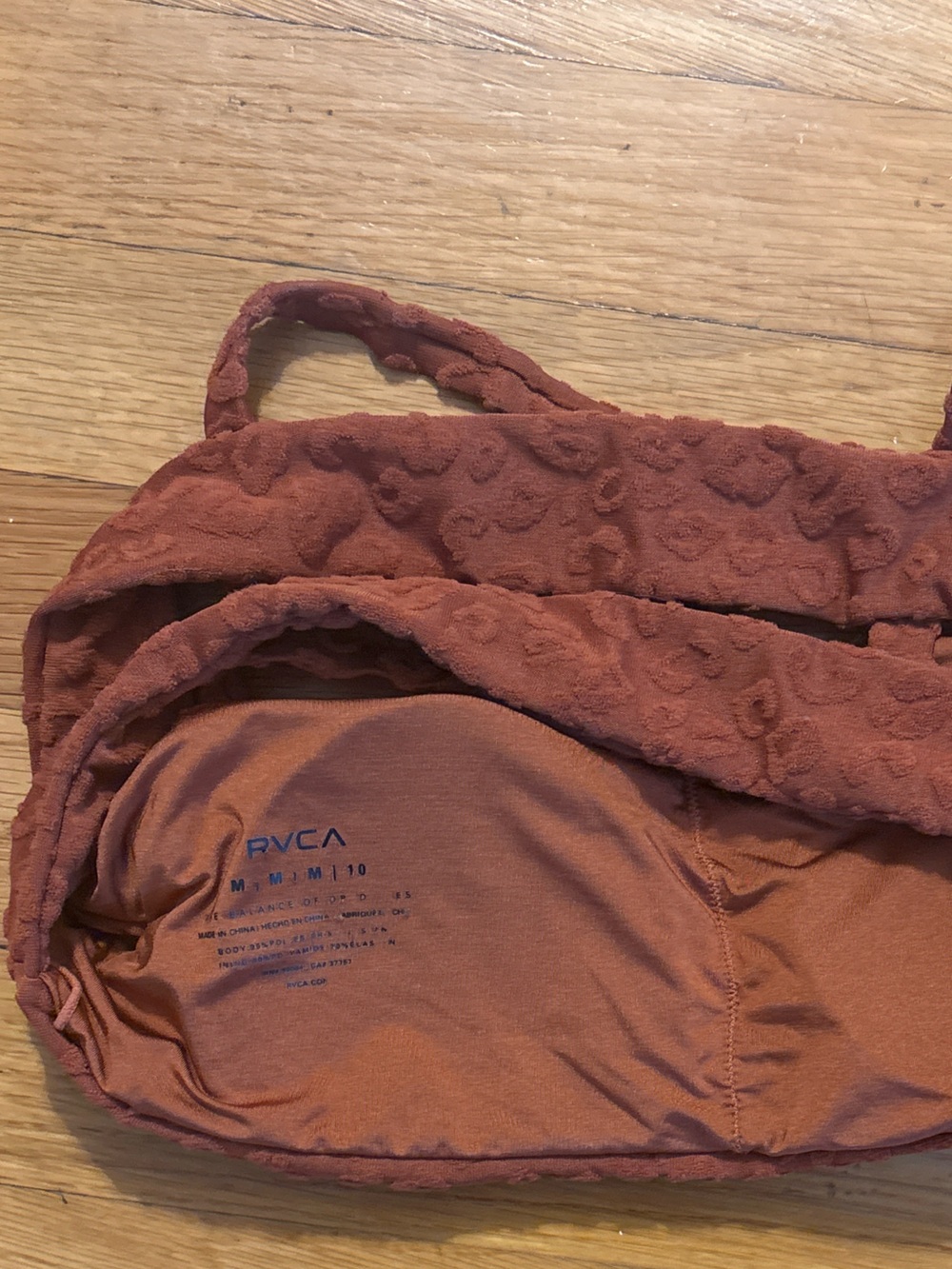 Leopard Rust Bikini Set - RVCA - Picture 3 of 3